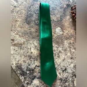 Elegant Green Satin Tie